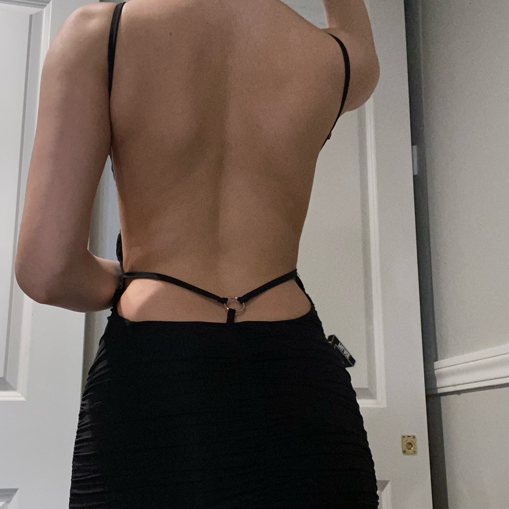 TigerMist backless dress